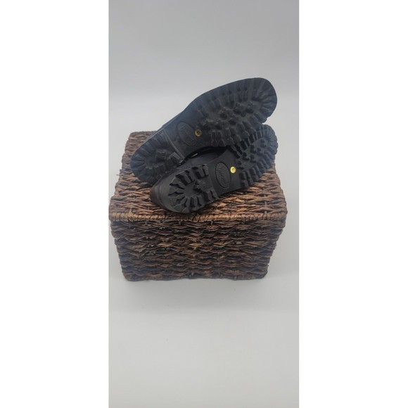 Donald Pliner women's SZ 6.5 Made in Italy Leather and Fabric Slip on Loafers - Picture 5 of 7